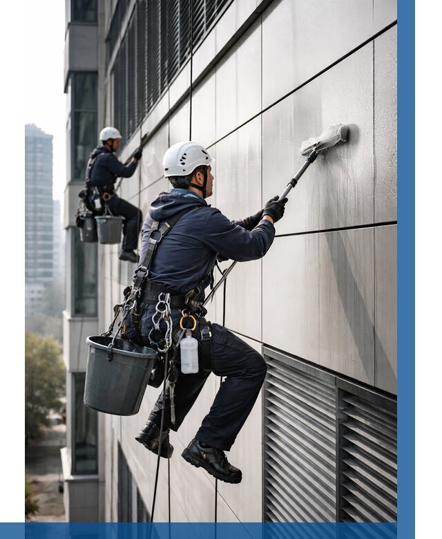 Мойка вентилируемого фасада в Шарыпове от 253 р. | ВЫСОТНИК-Шрп