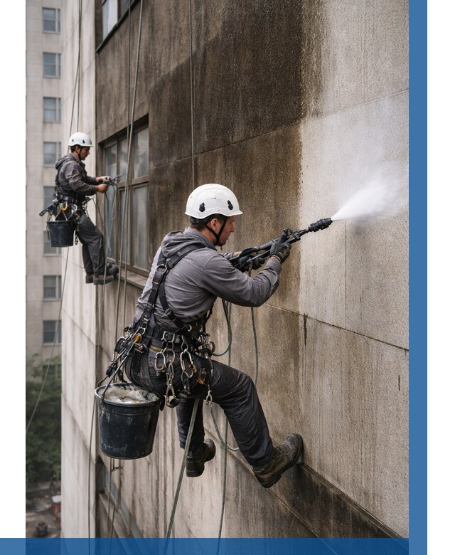 Очистка фасада от копоти в Шарыпове от 253 р. | ВЫСОТНИК-Шрп