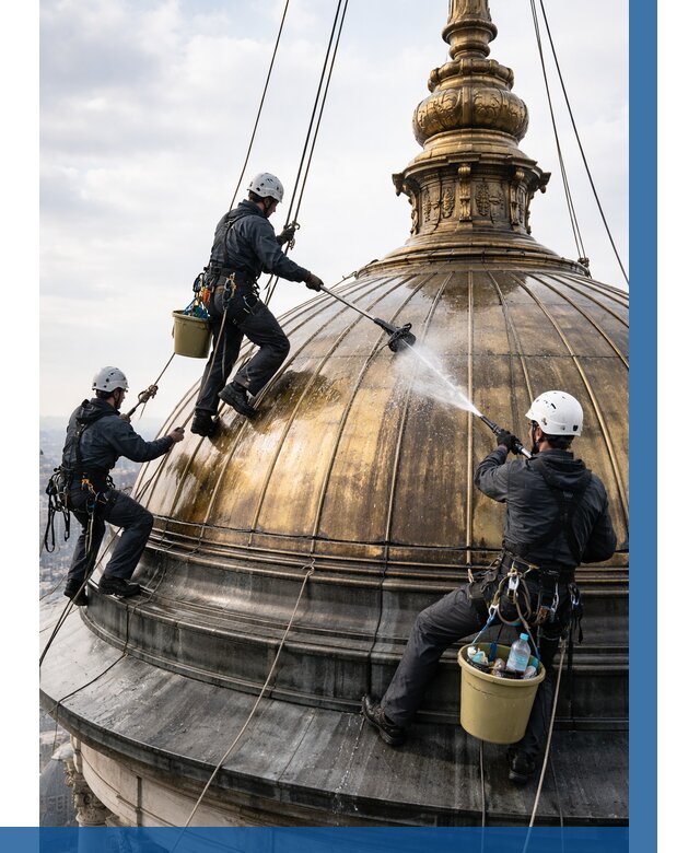 Мойка куполов и шпилей в Шарыпове от 8084 р. - заказать | ВЫСОТНИК-Шрп