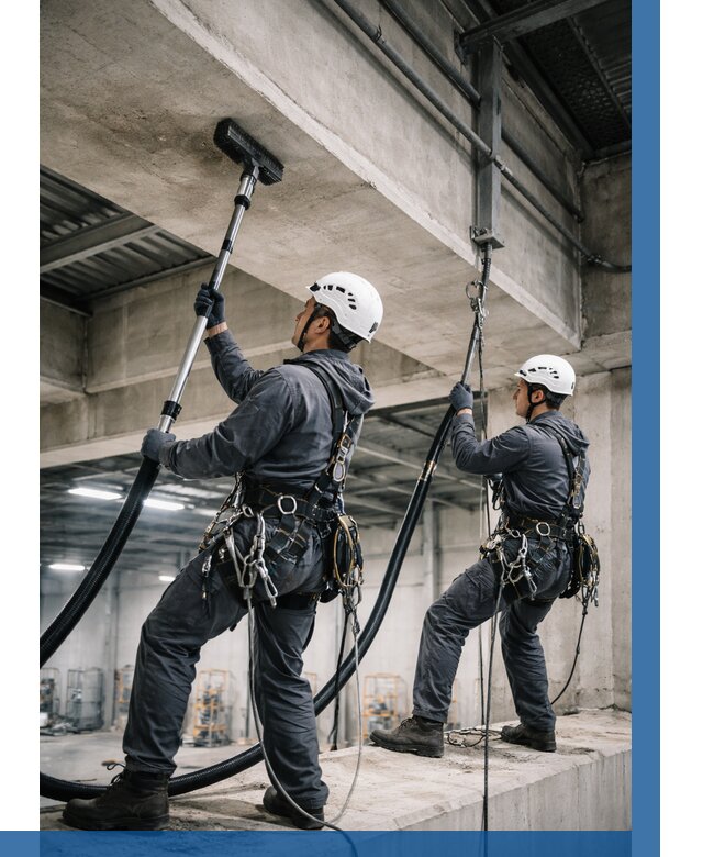 Обеспыливание потолочных конструкций в Шарыпове от 253 р. |ВЫСОТНИК-Шрп