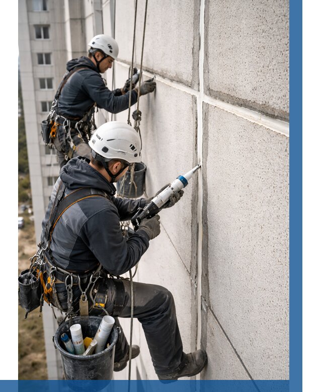 Герметизация межпанельных швов в Шарыпове от 707 р. | ВЫСОТНИК-Шрп