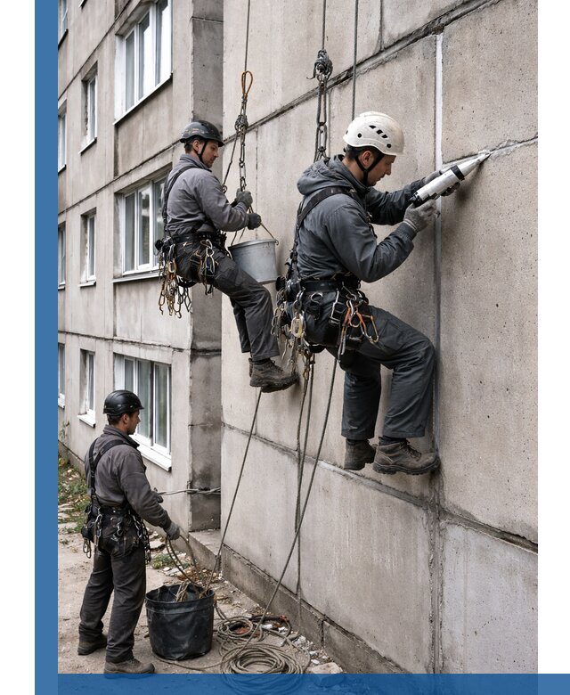 Герметизация межпанельных швов в Шарыпове с гарантией герметичности