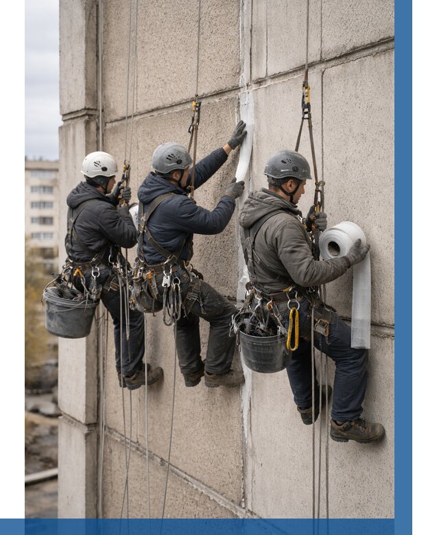 Ремонт межпанельных швов в Шарыпове от 758 р. | ВЫСОТНИК-Шрп