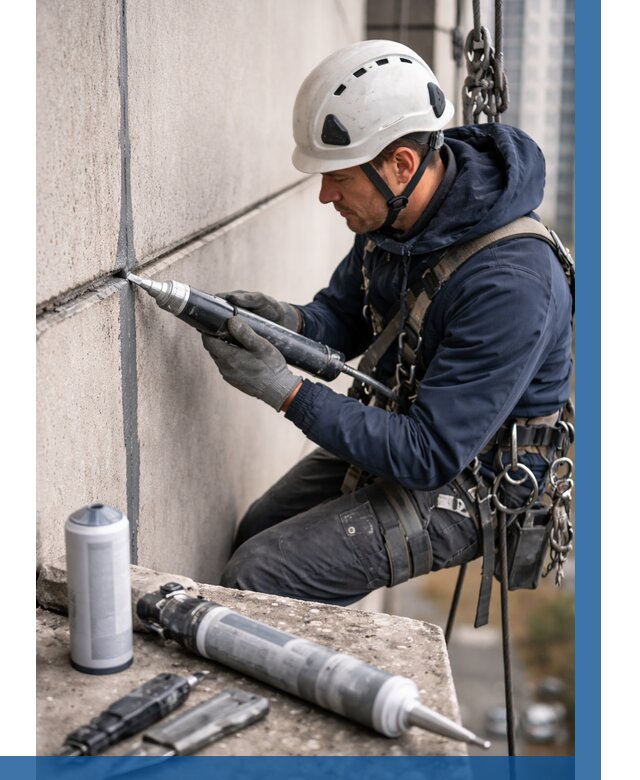 Вторичная герметизация швов в Шарыпове от 455 р. | ВЫСОТНИК-Шрп