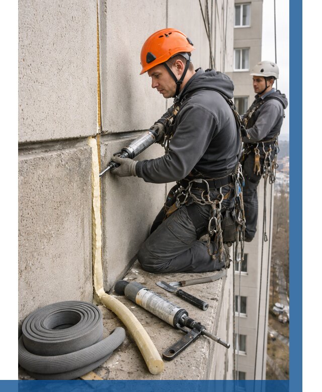 Теплый шов межпанельные швы в Шарыпове от 707 р. | ВЫСОТНИК-Шрп