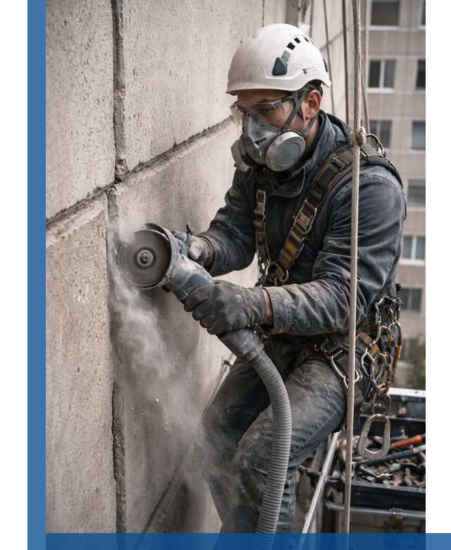 Штробление межпанельных швов в Шарыпове качественно и быстро