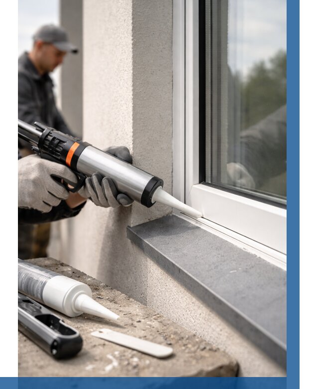 Герметизация монтажных швов окон в Шарыпове от 657 р. | ВЫСОТНИК-Шрп