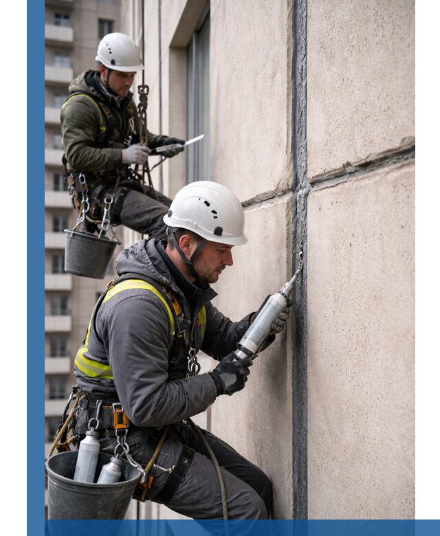 Герметизация деформационных швов фасада в Шарыпове качественно