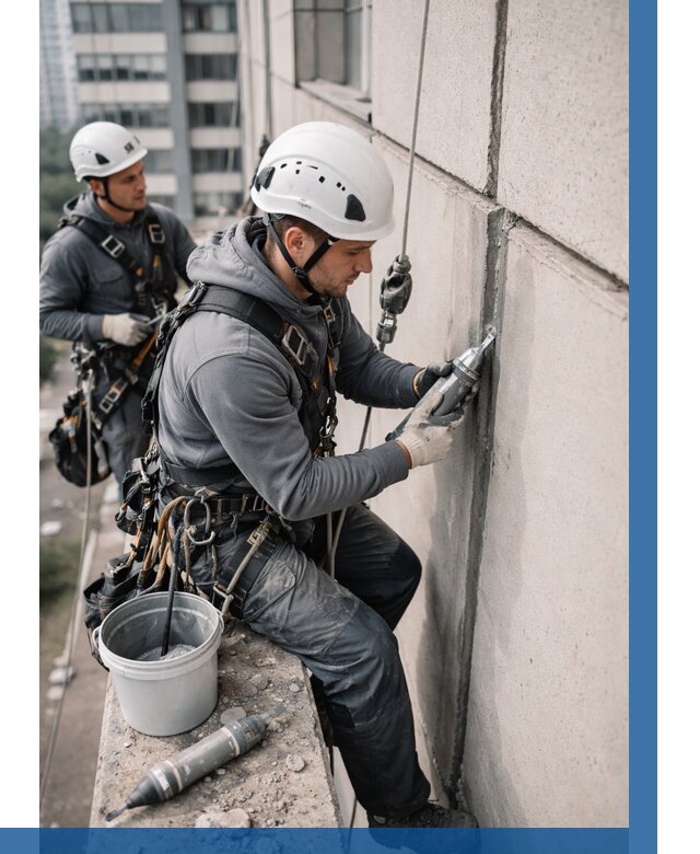 Ремонт деформационных швов здания в Шарыпове от 1011 р. | ВЫСОТНИК-Шрп