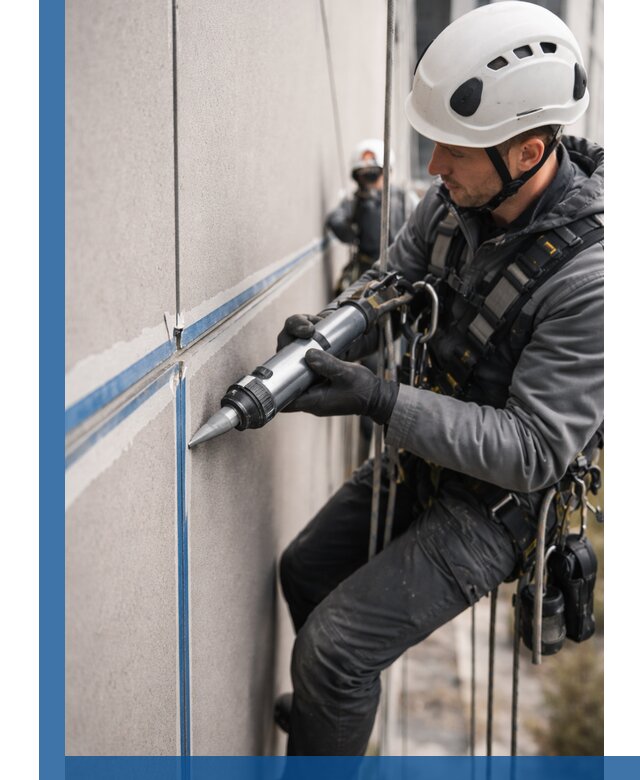 Герметизация стыков фасадных панелей в Шарыпове качественно и быстро