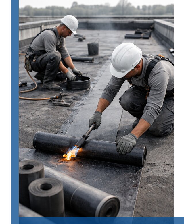 Ремонт рулонной кровли в Шарыпове герметизация и восстановление