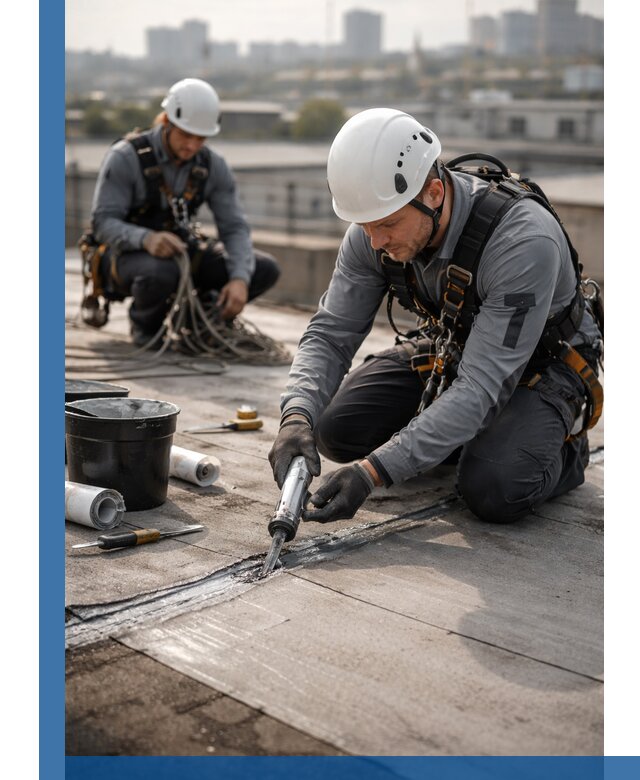 Аварийное и капитальное устранение протечек кровли в Шарыпове