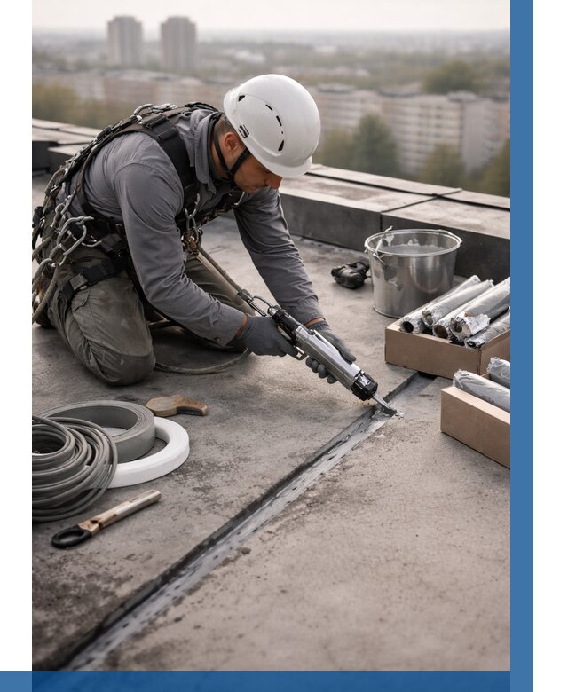 Герметизация швов кровли в Шарыпове от 455 р./м2 | ВЫСОТНИК-Шрп