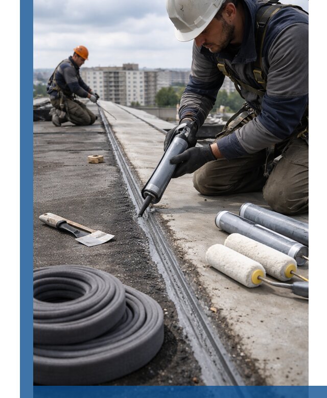 Герметизация швов кровли в Шарыпове с гарантией герметичности