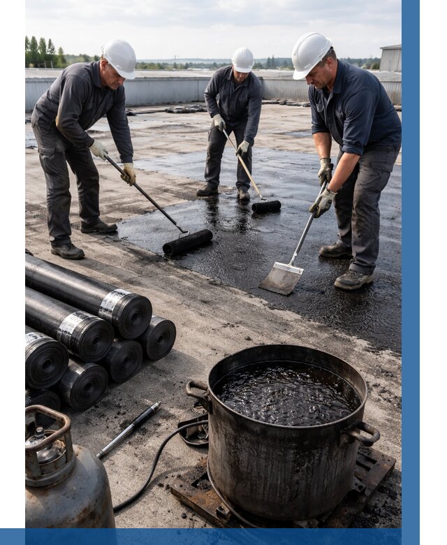 Гидроизоляция кровли мастикой в Шарыпове от 606 р. | ВЫСОТНИК-Шрп