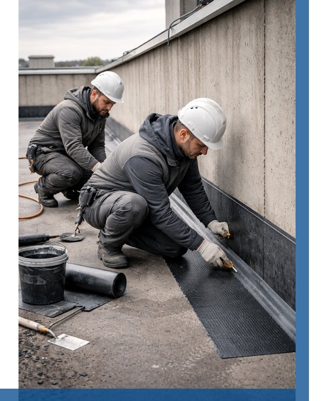 Гидроизоляция примыканий на кровле в Шарыпове от 909 р. | ВЫСОТНИК-Шрп