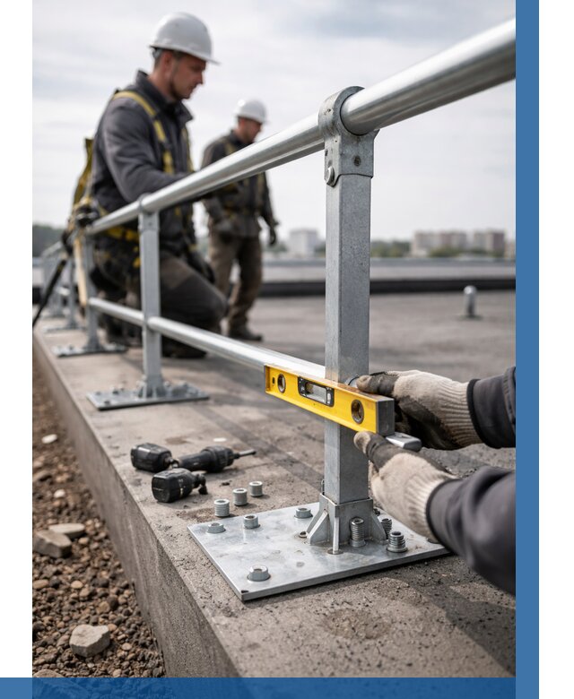 Монтаж кровельного ограждения в Шарыпове от 1213 р. | ВЫСОТНИК-Шрп