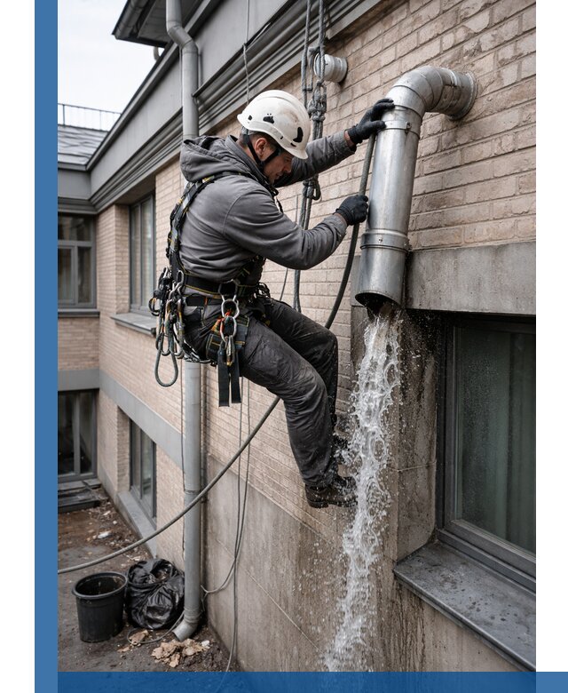 Профессиональная прочистка водосточных труб в Шарыпове с гарантией