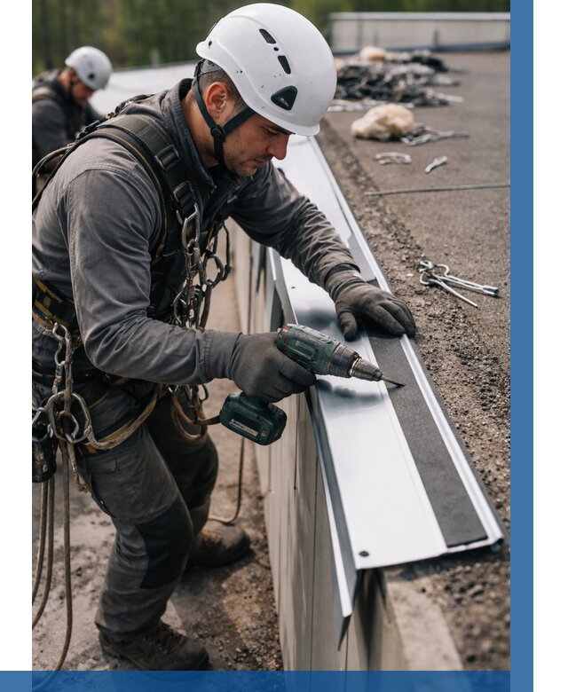 Монтаж капельника на кровле в Шарыпове от 303 р. | ВЫСОТНИК-Шрп