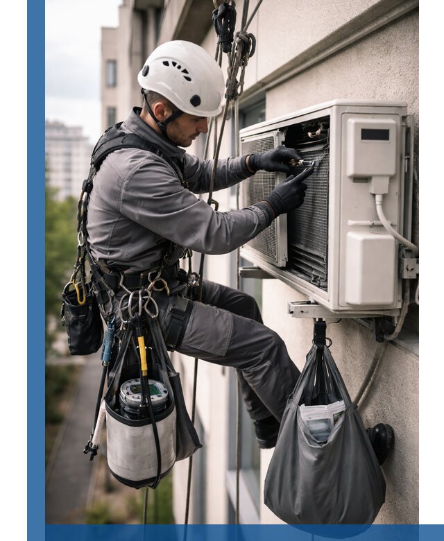 Обслуживание внешнего блока кондиционера в Шарыпове профессионально