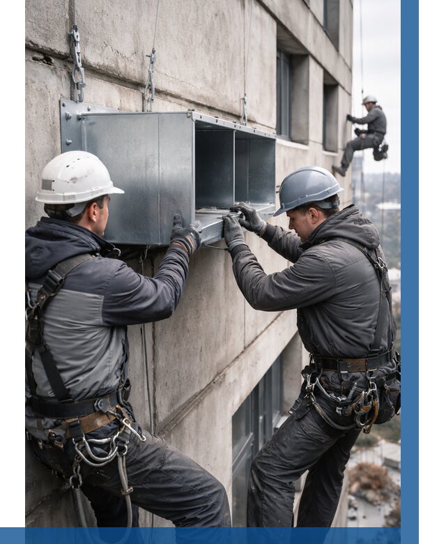 Монтаж вентиляционных коробов в Шарыпове от 3032 р. | ВЫСОТНИК-Шрп