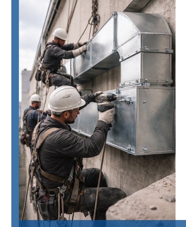 Профессиональный монтаж вентиляционных коробов в Шарыпове под ключ