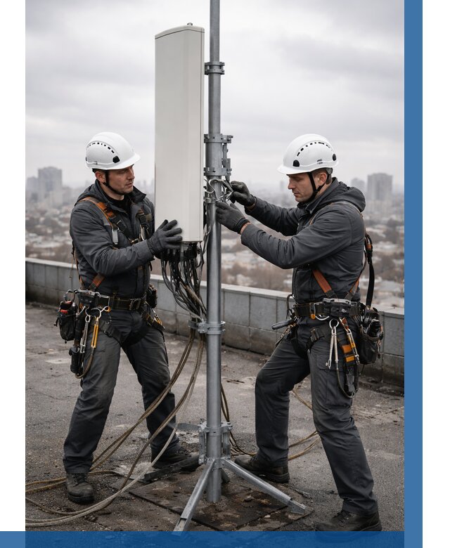 Монтаж антенн связи на крыше в Шарыпове от 8589 р. | ВЫСОТНИК-Шрп