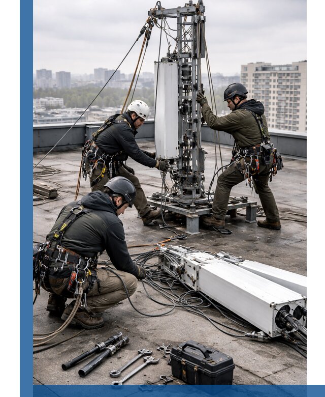 Демонтаж антенн на крыше зданий в Шарыпове с гарантией