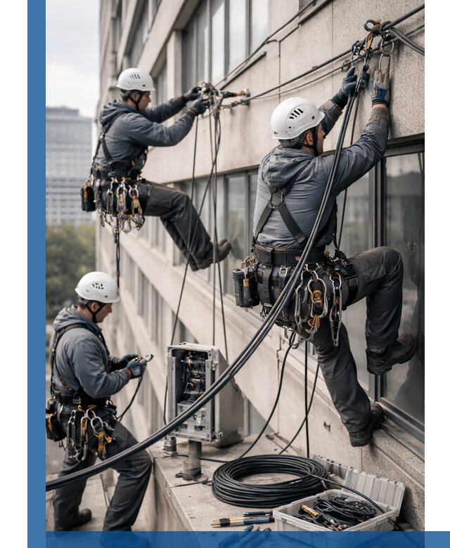 Прокладка оптоволоконного кабеля в Шарыпове под ключ с тестированием