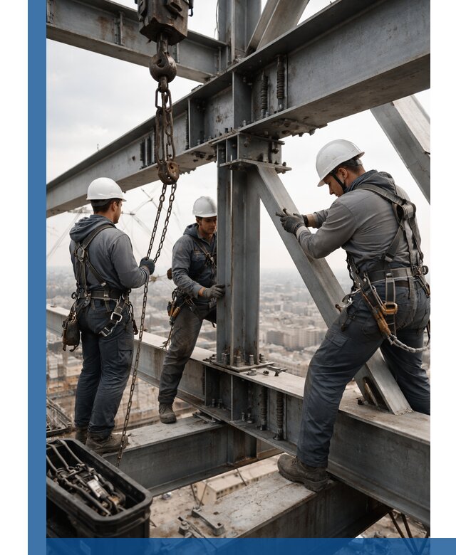 Профессиональный монтаж металлоконструкций на высоте в Шарыпове