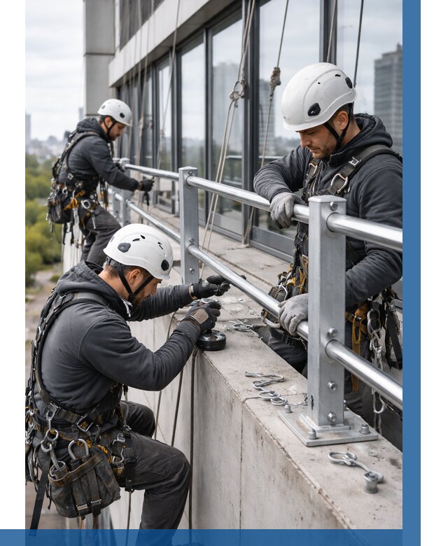 Монтаж ограждений на высоте в Шарыпове, от 1213 р. | ВЫСОТНИК-Шрп