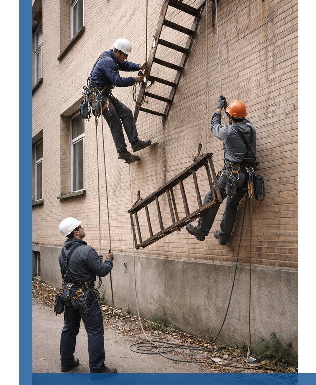 Демонтаж пожарной лестницы в Шарыпове быстро и безопасно