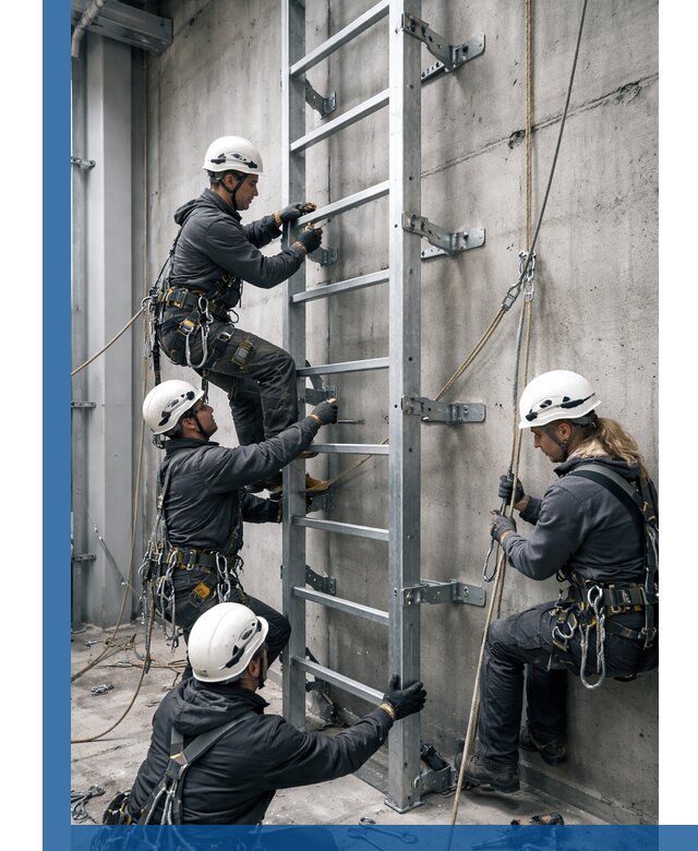 Монтаж металлических лестниц в Шарыпове под ключ со гарантией