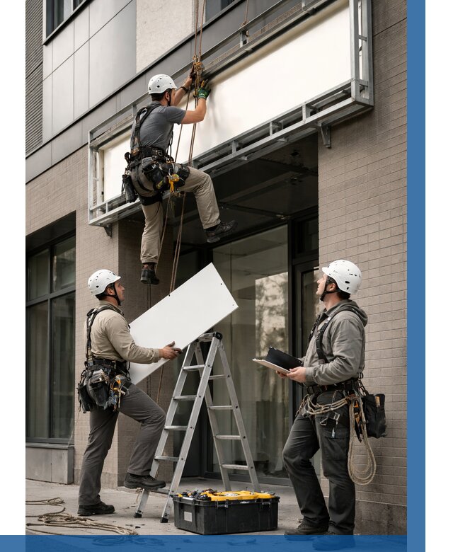 Монтаж светового короба в Шарыпове от 6568 р. | ВЫСОТНИК-Шрп