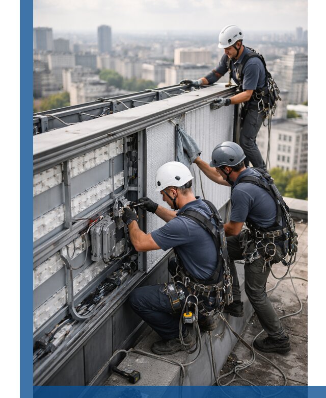 Профессиональное обслуживание крышной рекламы в Шарыпове под ключ