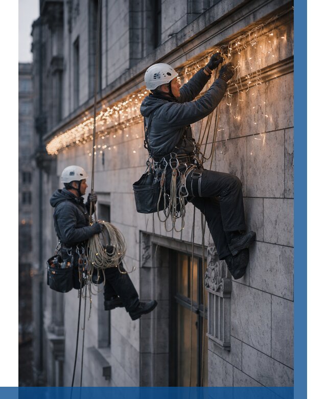 Монтаж новогодней иллюминации в Шарыпове от 8589 р. | ВЫСОТНИК-Шрп