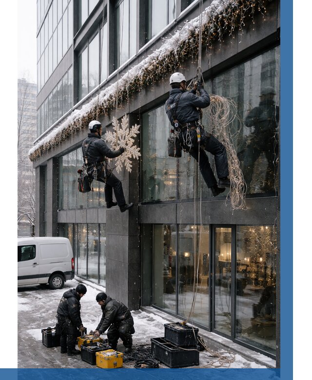 Демонтаж новогоднего оформления в Шарыпове от 5558 р. | ВЫСОТНИК-Шрп