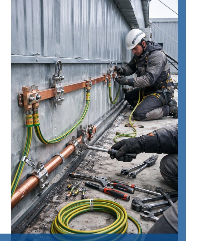 Монтаж заземления здания в Шарыпове от 25263 р. | ВЫСОТНИК-Шрп