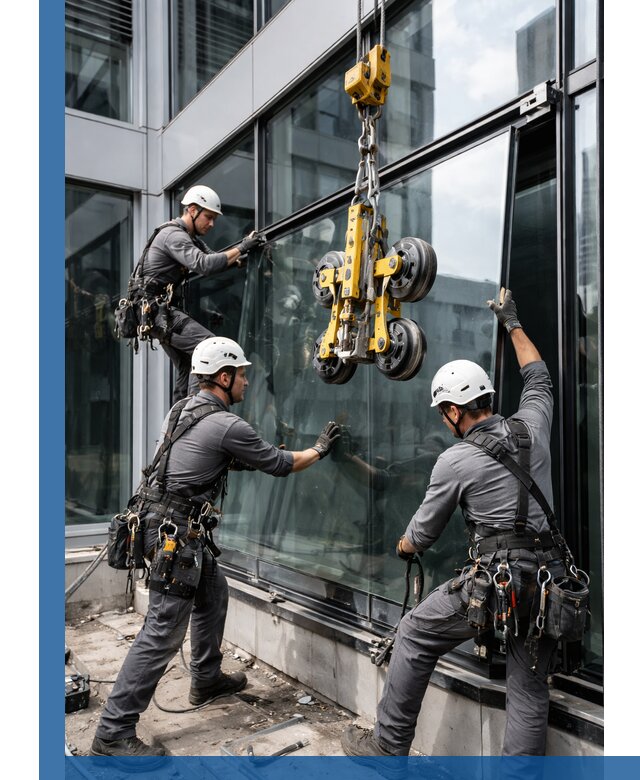 Структурное остекление фасадов в Шарыпове монтаж и обслуживание