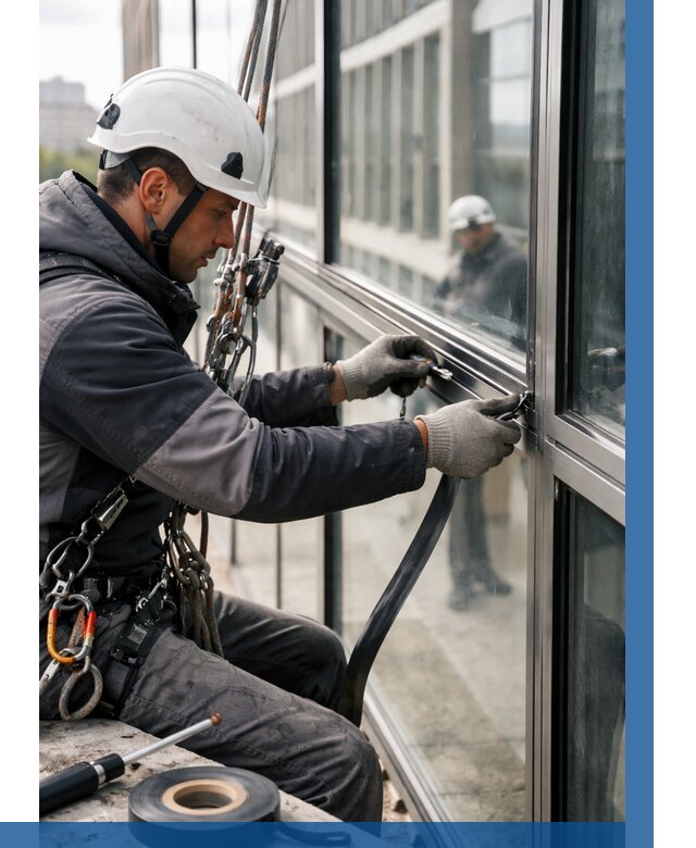 Ремонт витражных конструкций в Шарыпове от 3537 р. | ВЫСОТНИК-Шрп