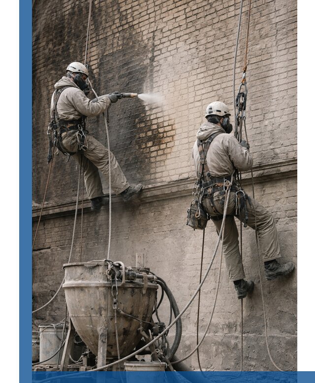 Пескоструйная очистка фасадов в Шарыпове профессионально