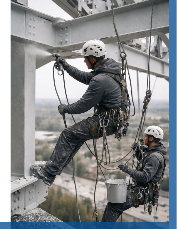 Покраска металлоконструкций на высоте в Шарыпове 354 р |ВЫСОТНИК-Шрп