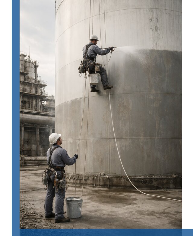 Покраска стальных резервуаров и емкостей в Шарыпове профессионально