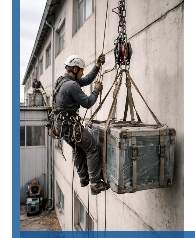 Подъем грузов на высоту в Шарыпове для промышленных объектов