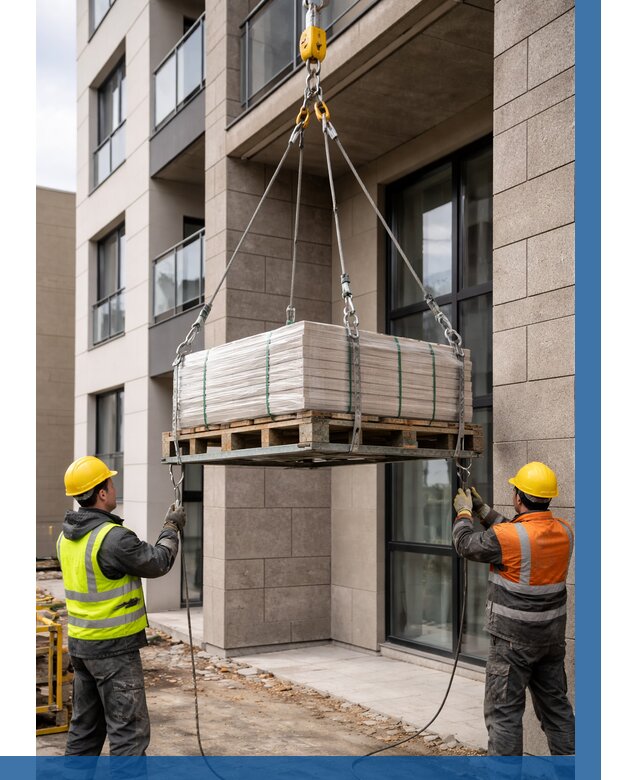 Подъем керамогранита на этаж в Шарыпове от 3537 р. | ВЫСОТНИК-Шрп