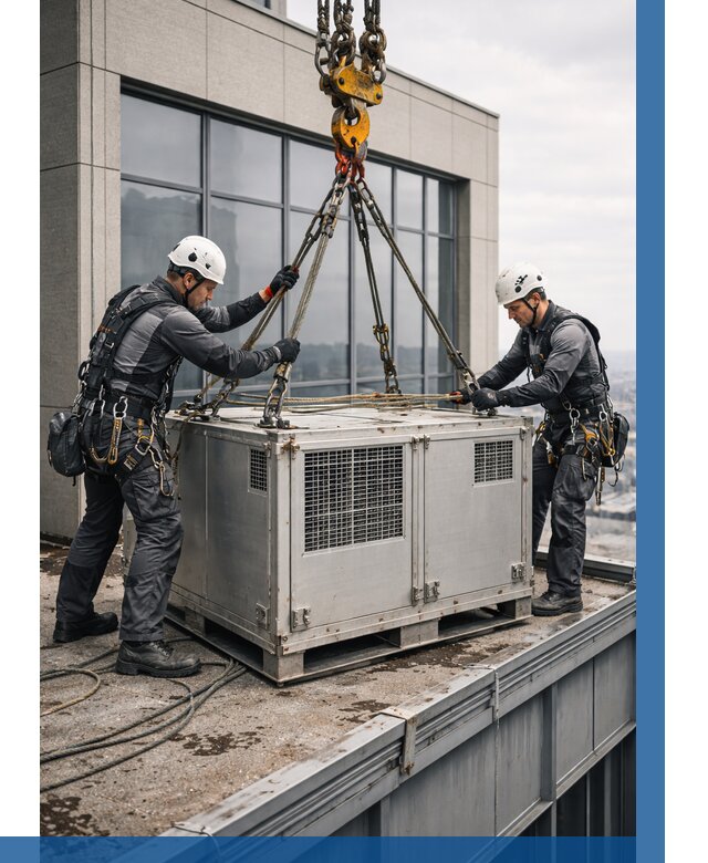 Такелажные работы на высоте в Шарыпове от 8084 р. | ВЫСОТНИК-Шрп