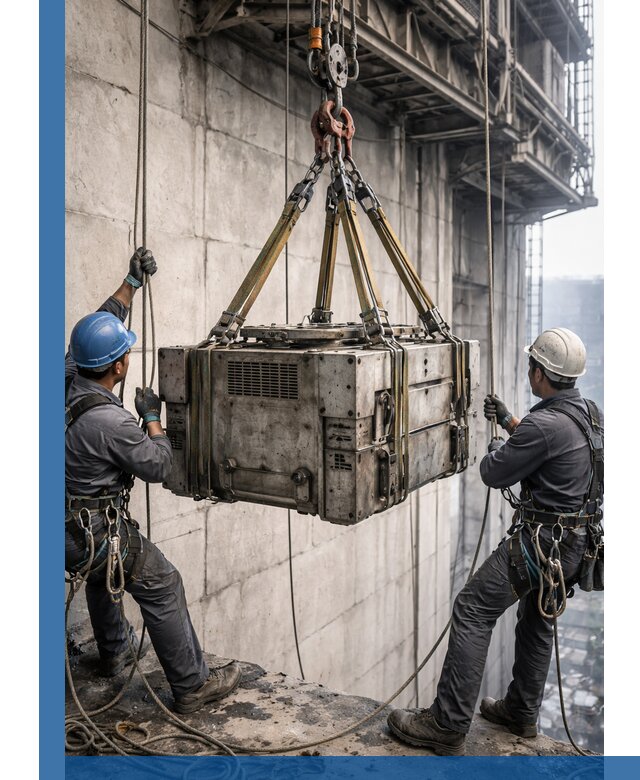 Такелажные работы на высоте, подъем и монтаж грузов в Шарыпове