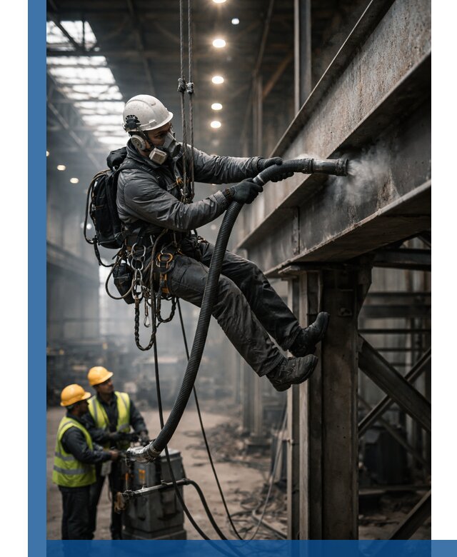 Обеспыливание конструкций в цехах промышленного производства в Шарыпове