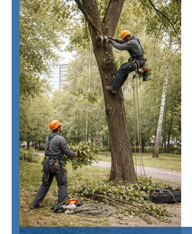 Санитарная обрезка деревьев в Шарыпове, профессионально и безопасно