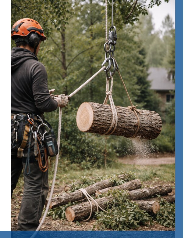 Валка деревьев частями в Шарыпове от 7579 р. | ВЫСОТНИК-Шрп